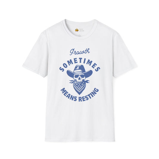 "Growth Sometimes Means Resting" Softstyle T-Shirt