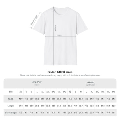 Abstract Monochrome Gradient Stripe T-Shirt