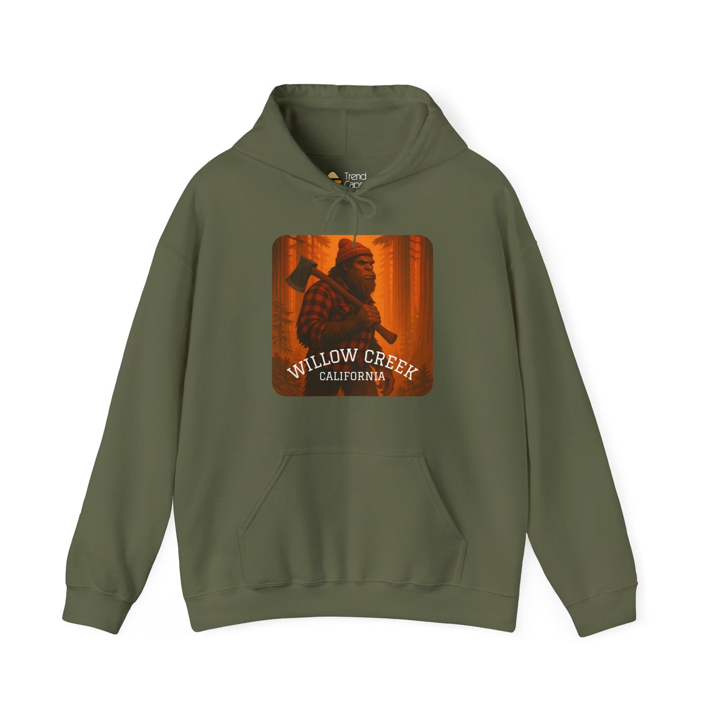 Bigfoot Lumberjack Willow Creek Edition Heavy Hoodie