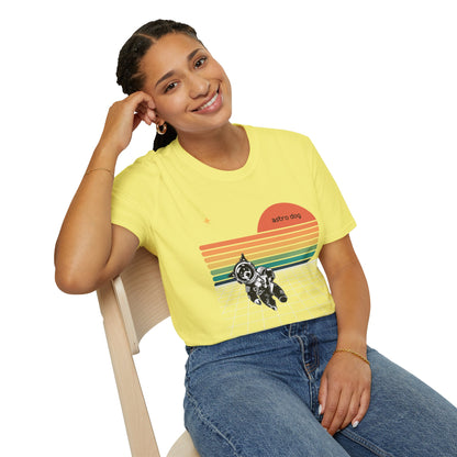 Retro Astro Dog Softstyle T-Shirt