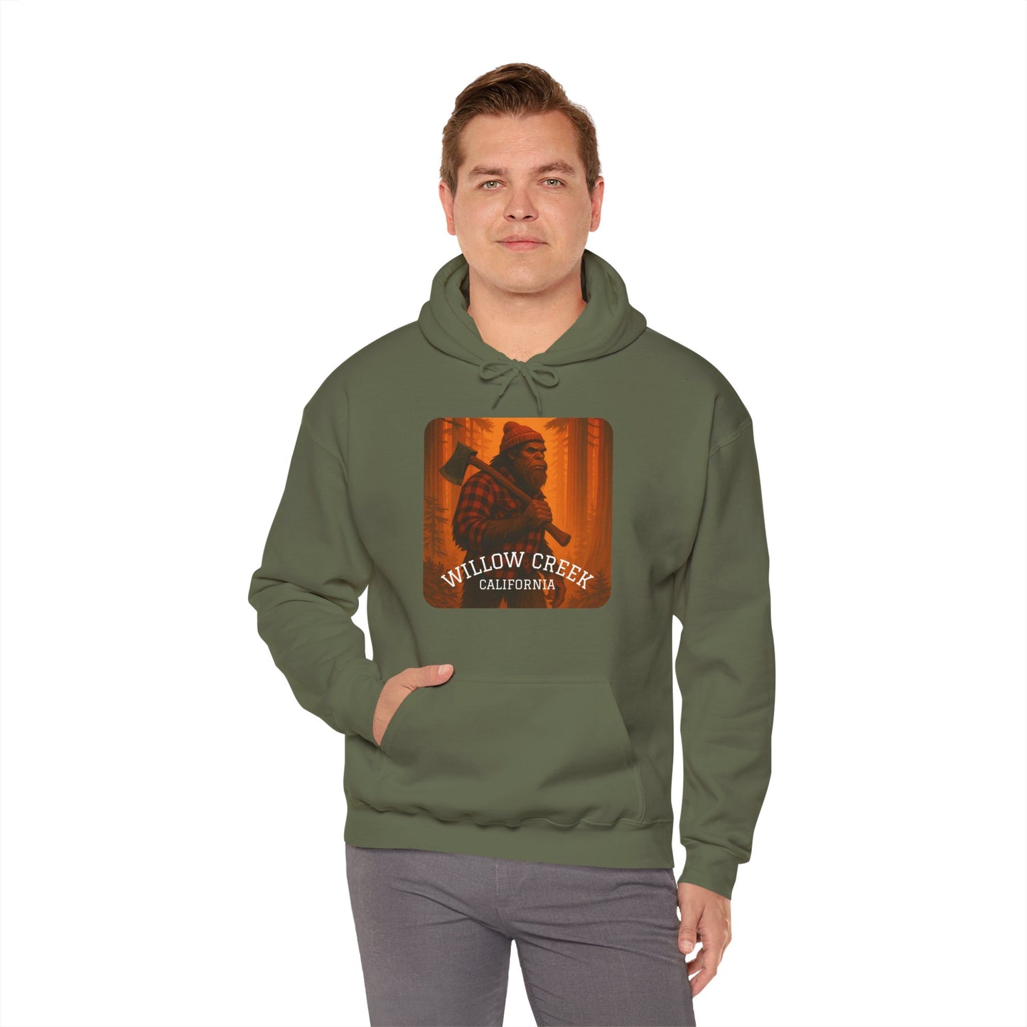 Bigfoot Lumberjack Willow Creek Edition Heavy Hoodie