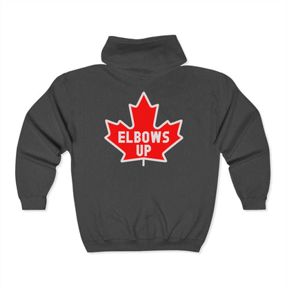 Canada Elbows Up Heavy Blend Zip Hoodie