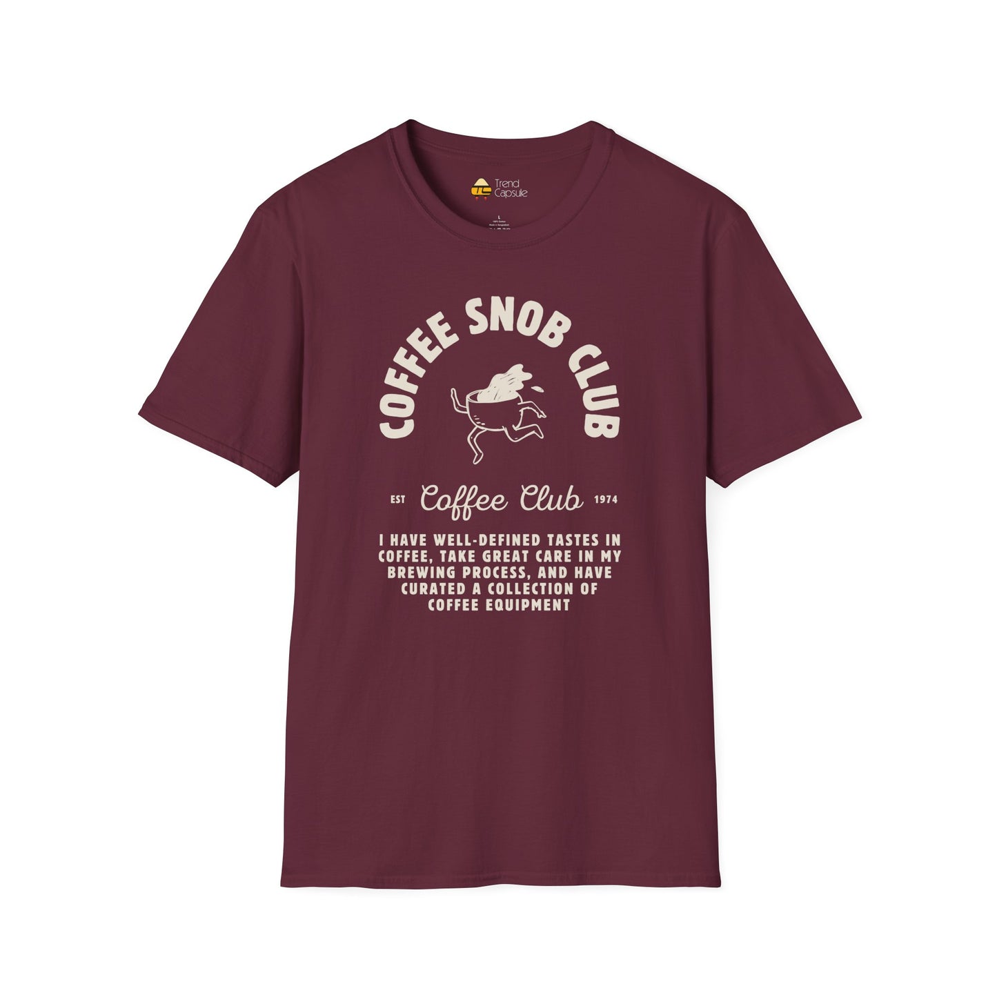 Coffee Snob Club Softstyle T-Shirt