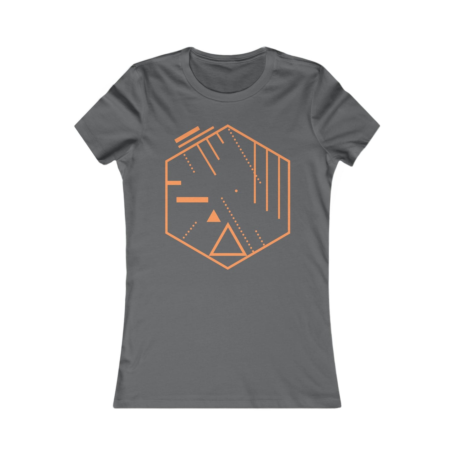Women's Favourite Stylish Geometric T-Shirt