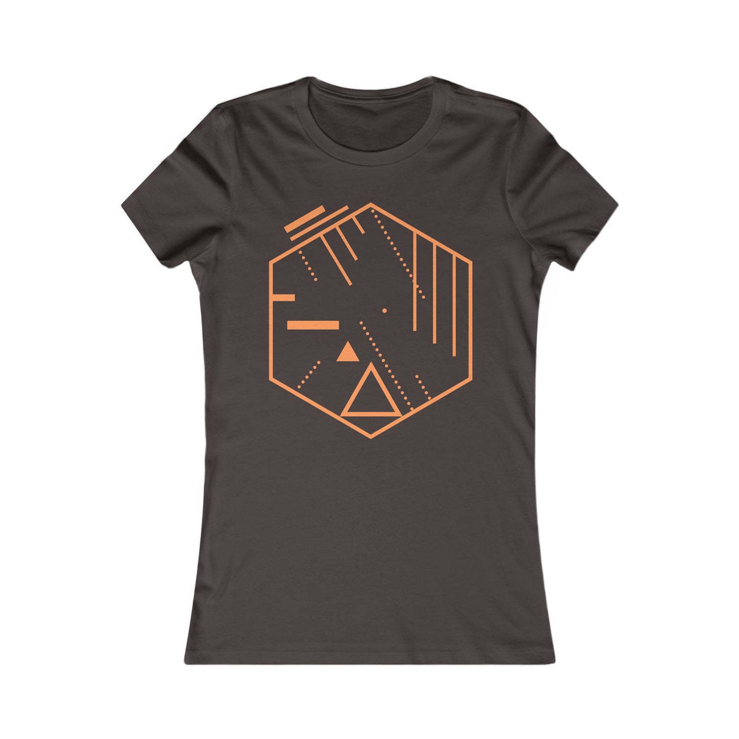 Women's Favourite Stylish Geometric T-Shirt