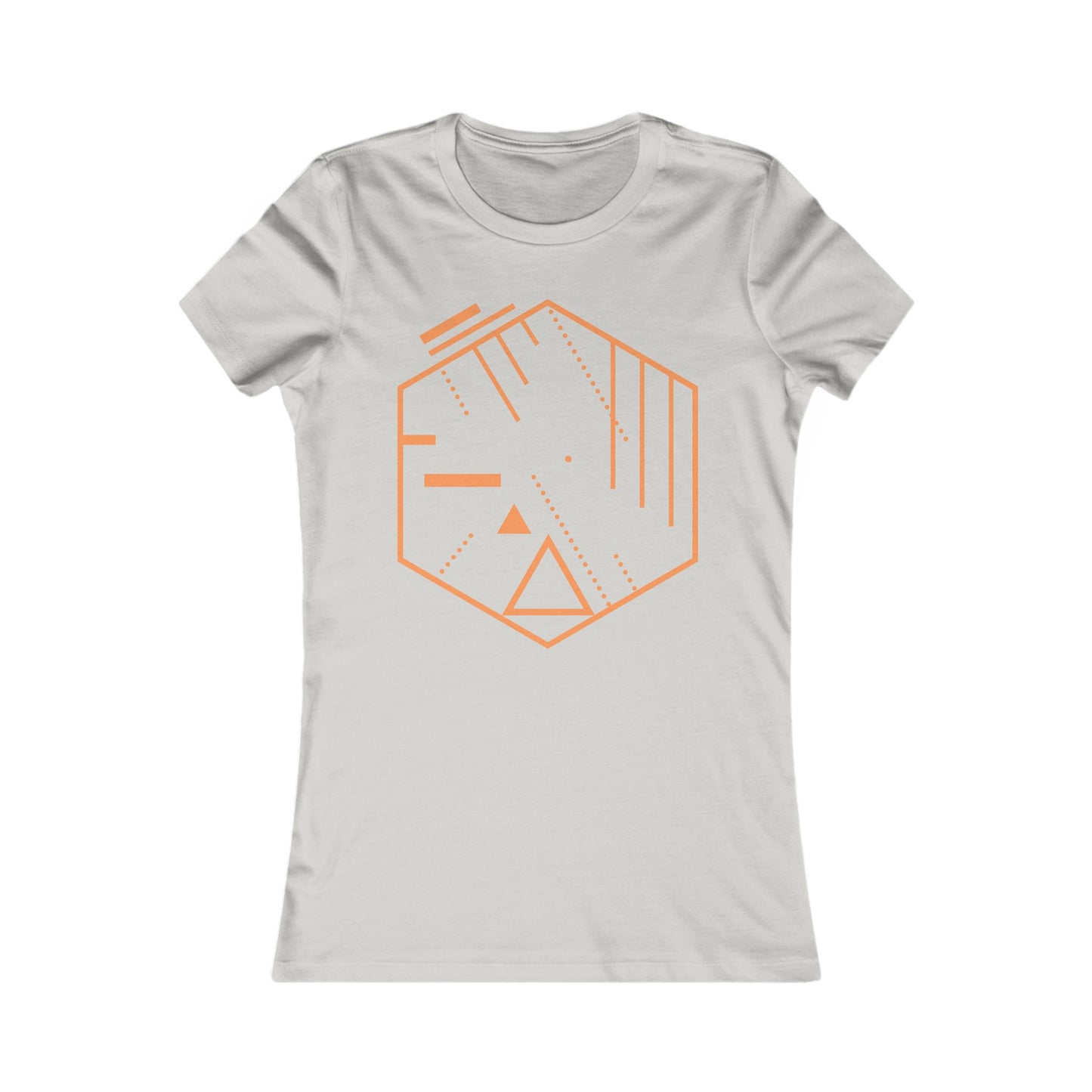 Women's Favourite Stylish Geometric T-Shirt