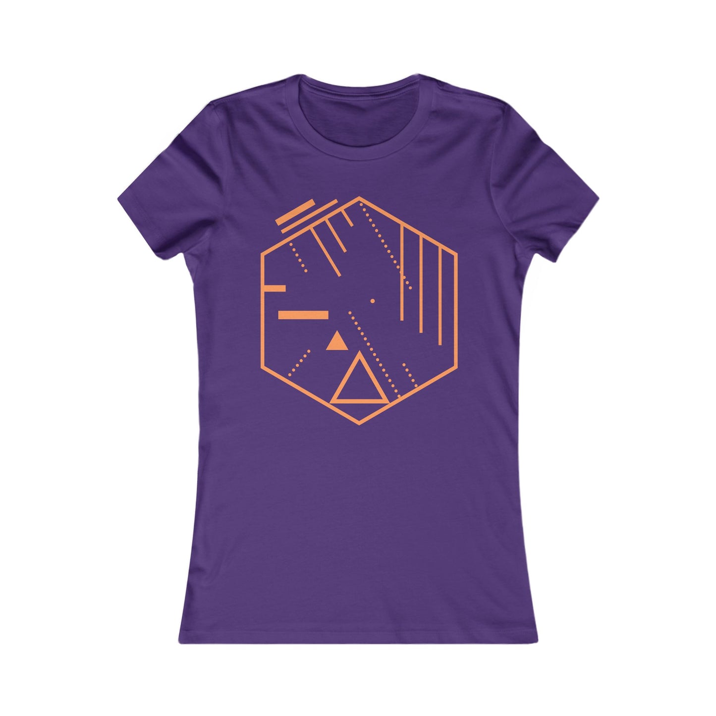 Women's Favourite Stylish Geometric T-Shirt