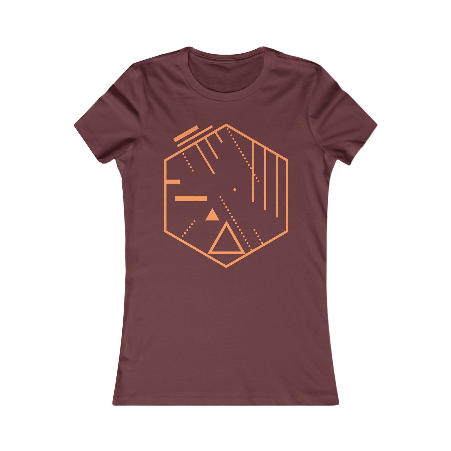 Women's Favourite Stylish Geometric T-Shirt