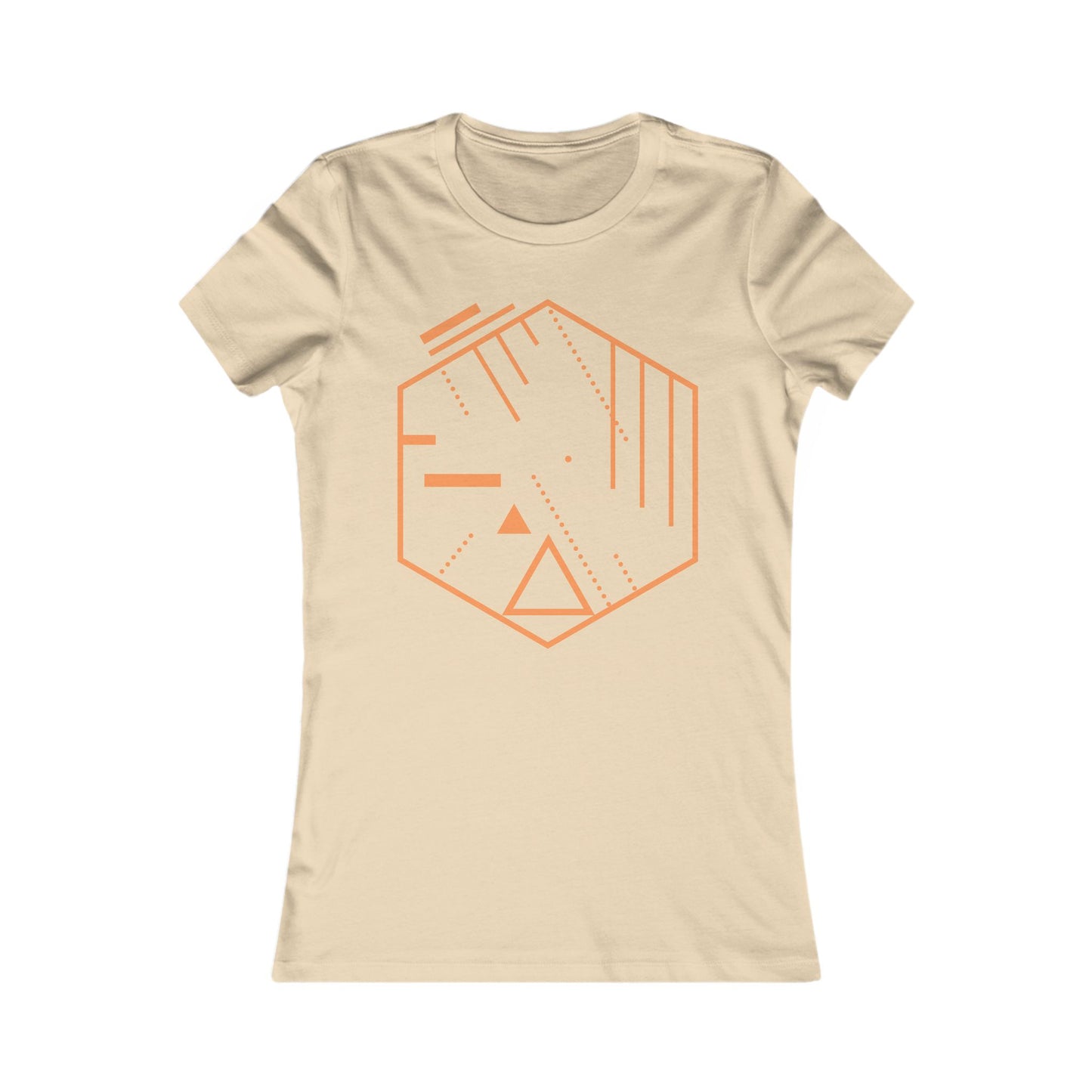 Women's Favourite Stylish Geometric T-Shirt