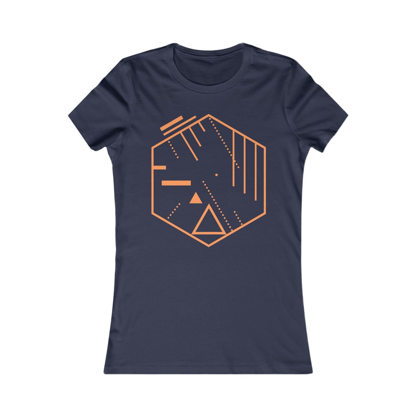 Women's Favourite Stylish Geometric T-Shirt
