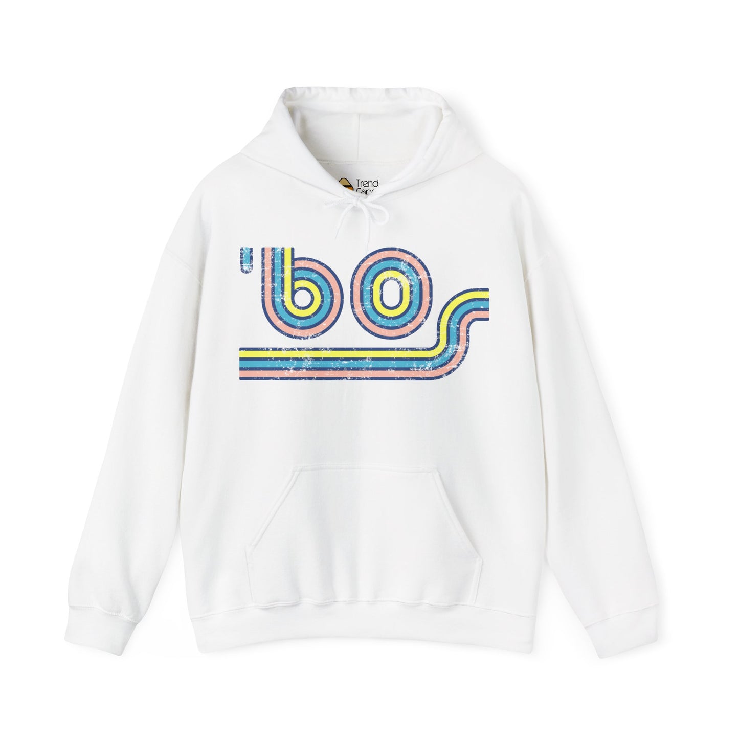 60s Distressed Retro Vibes Unisex Hoodie