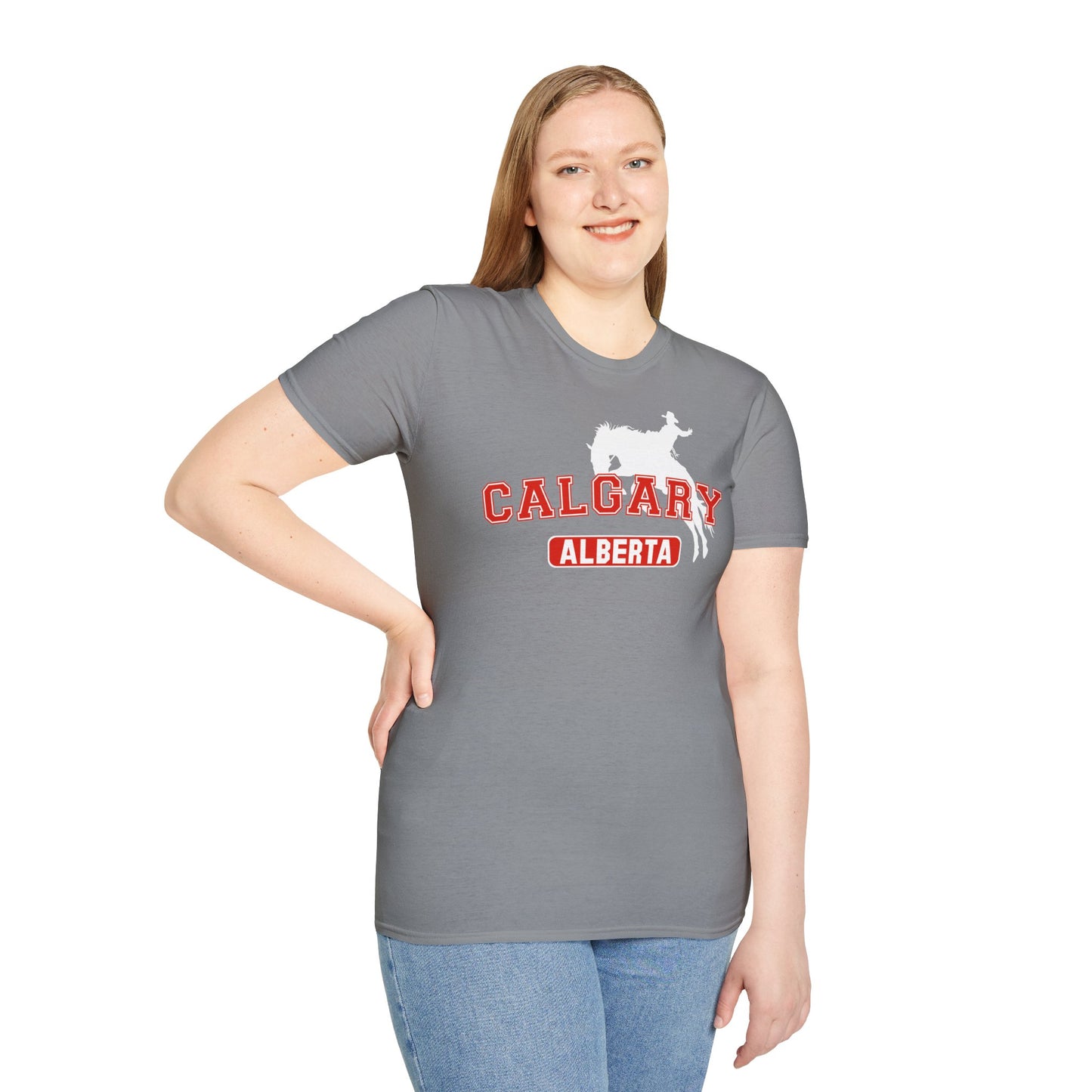 Calgary Alberta Varsity Softstyle T-Shirt