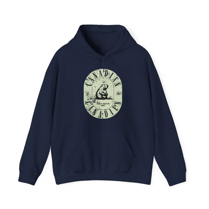 Vintage Canadian Beaver Heritage Hoodie