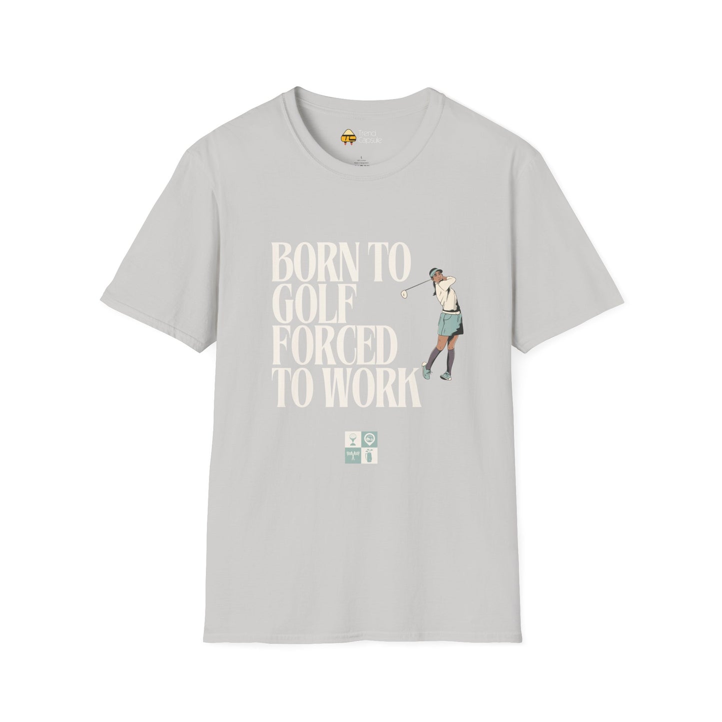 Women's 'Born to Golf' Softstyle T-Shirt