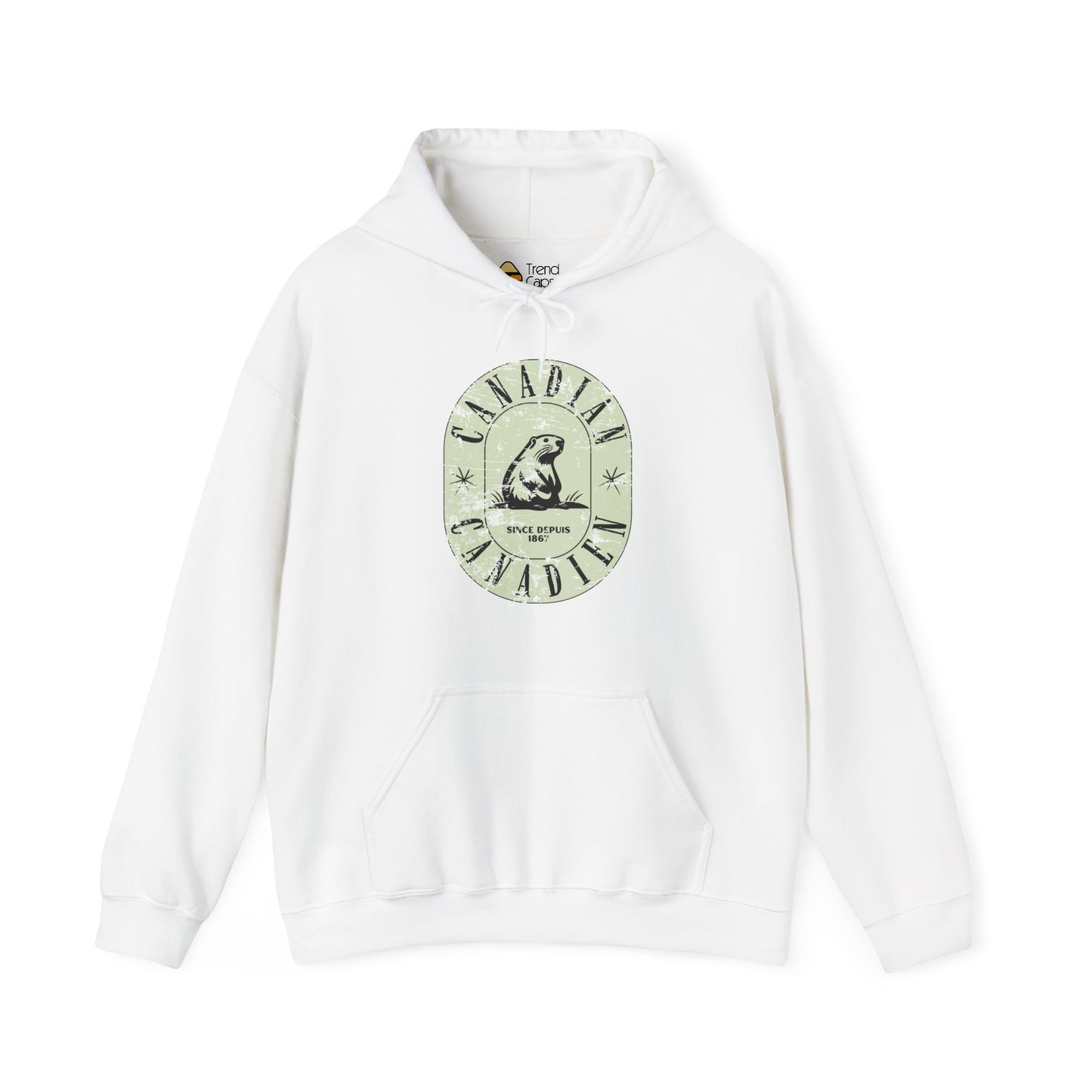 Vintage Canadian Beaver Heritage Hoodie