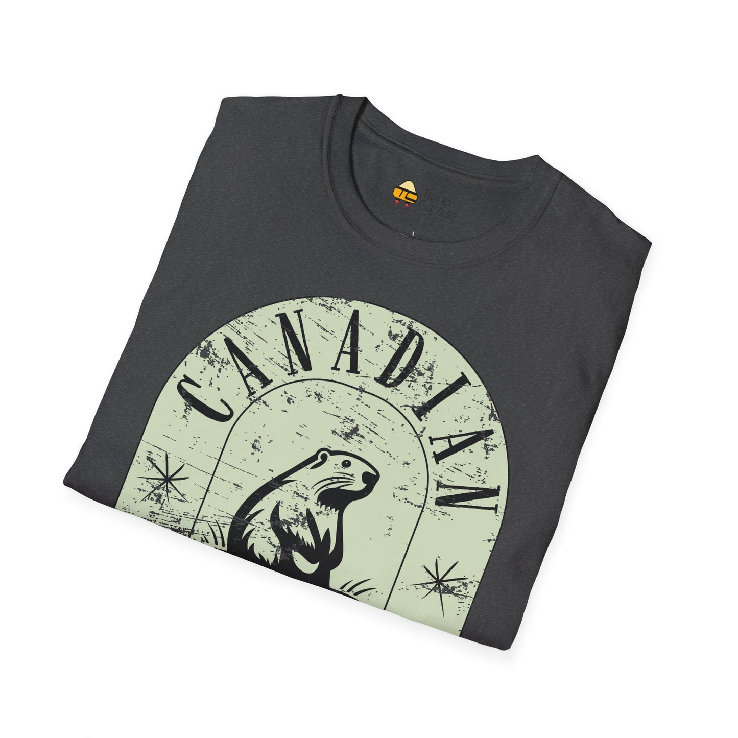 Vintage Canadian Beaver Softstyle T-Shirt