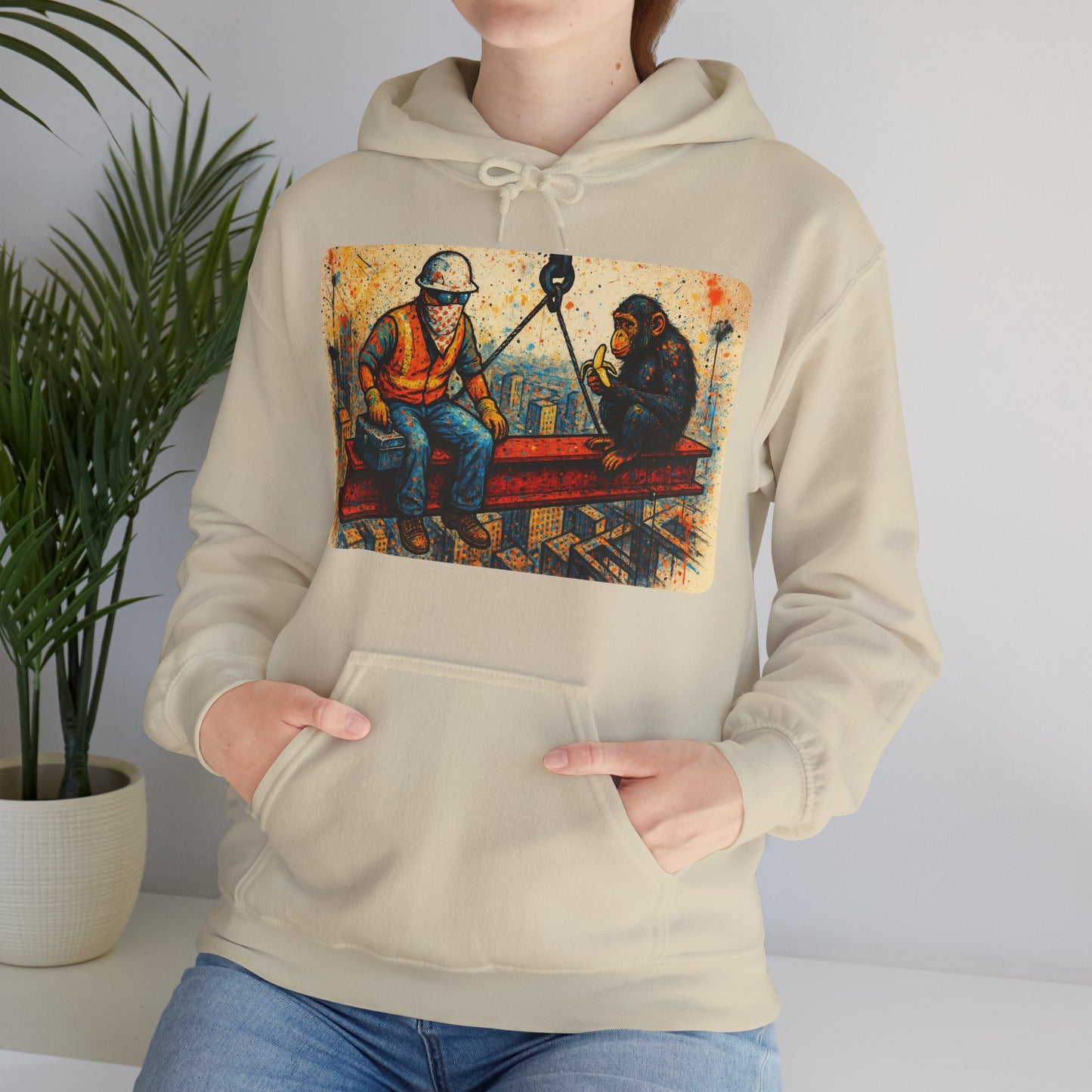 Urban Jungle Graffiti Heavy Hoodie