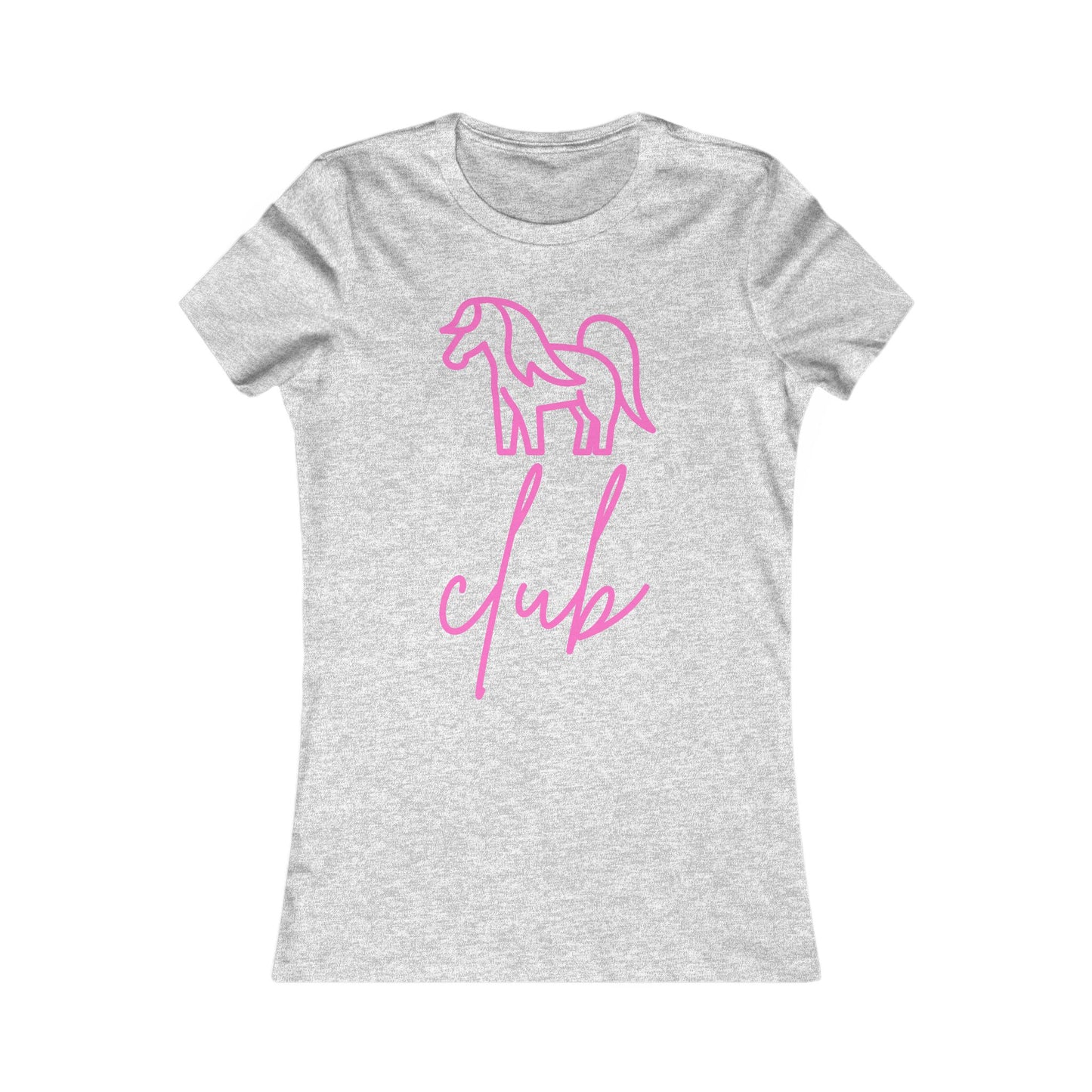 Women's Pony Club Pink Design Softstyle T-Shirt