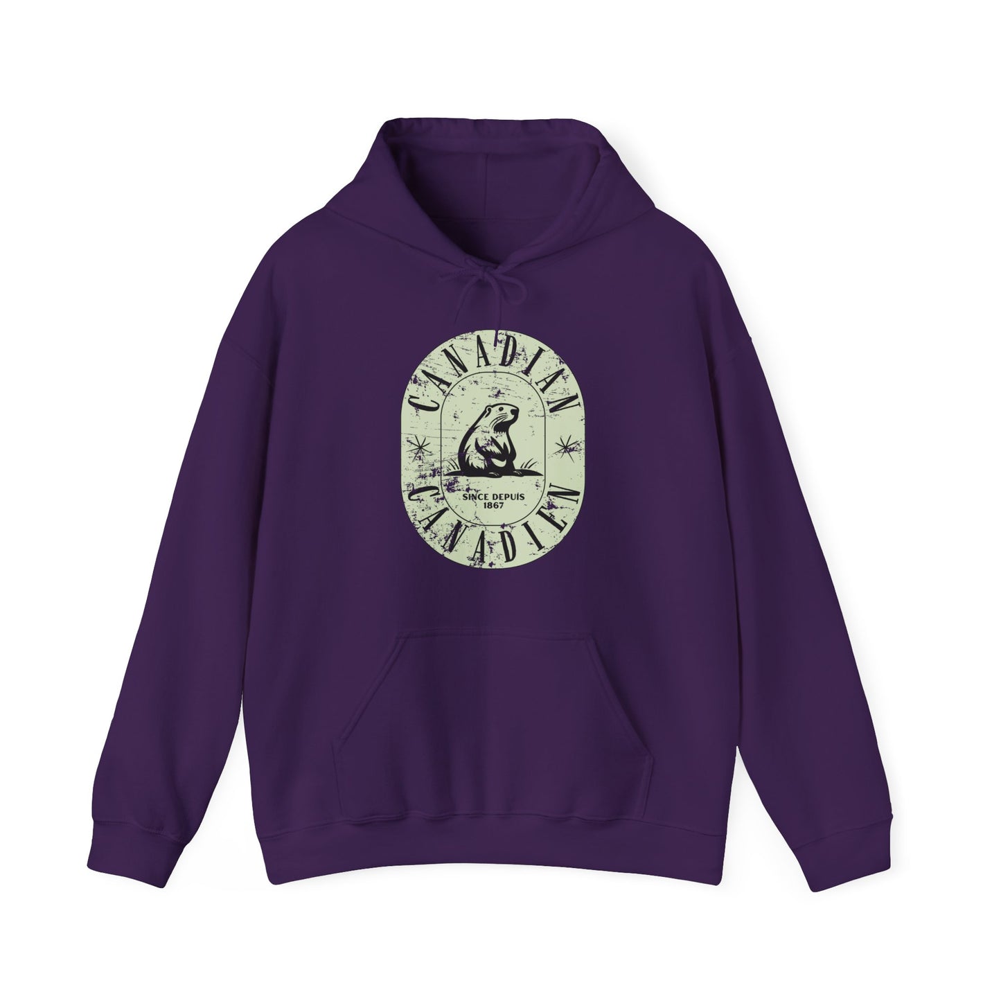 Vintage Canadian Beaver Heritage Hoodie