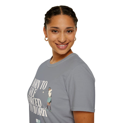 Women's 'Born to Golf' Softstyle T-Shirt