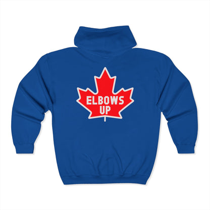 Canada Elbows Up Heavy Blend Zip Hoodie