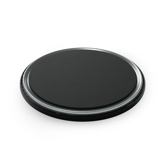 Canadian Crafted Dark Button Magnet, Round (1 & 10 pcs)
