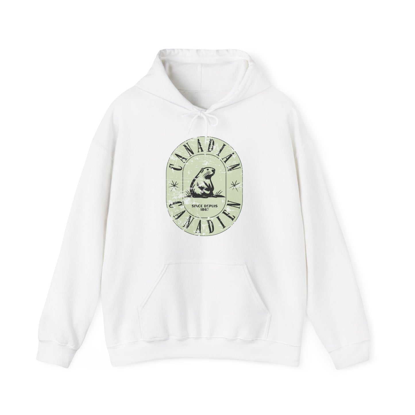 Vintage Canadian Beaver Heritage Hoodie