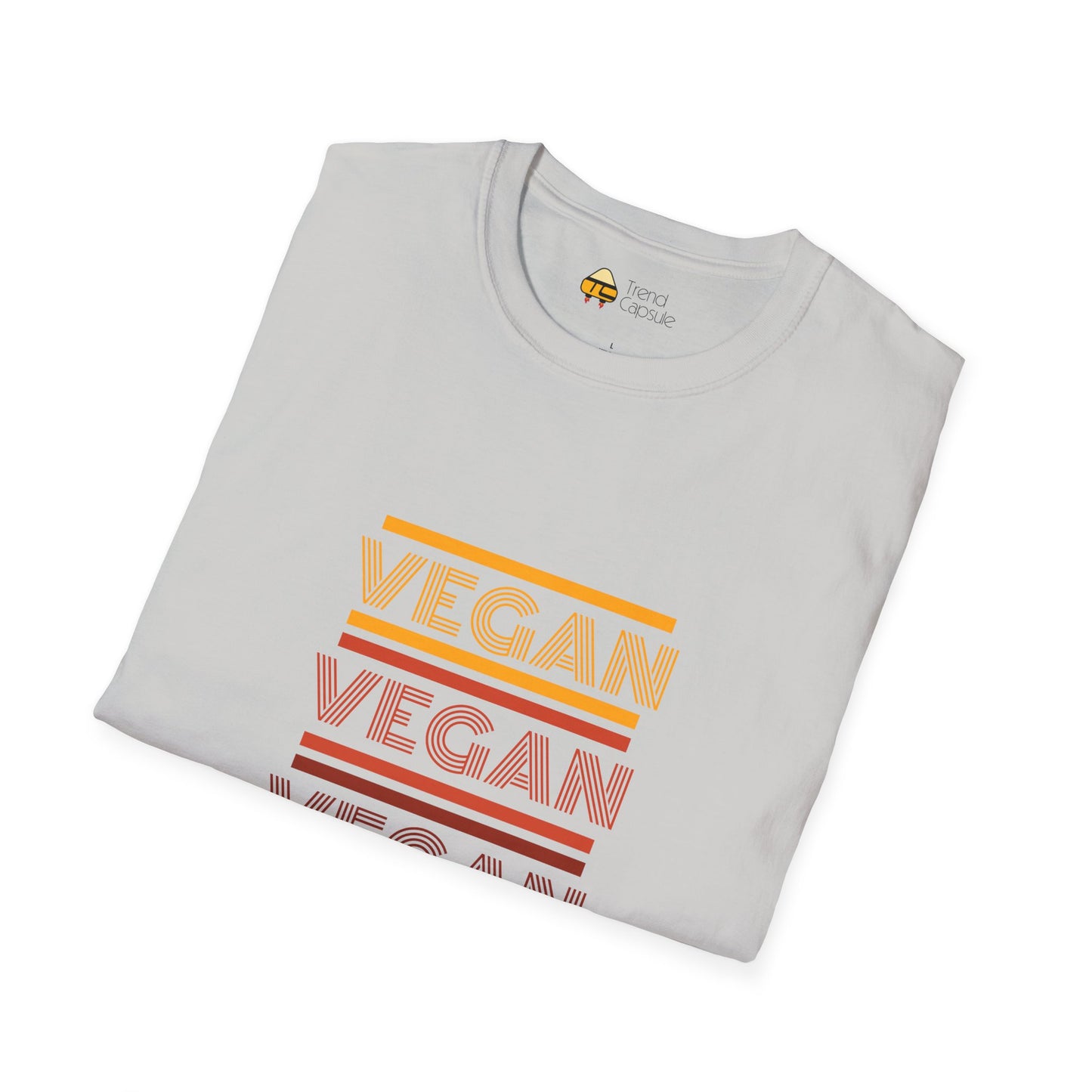 Retro Vegan Eco-Friendly Softstyle T-Shirt