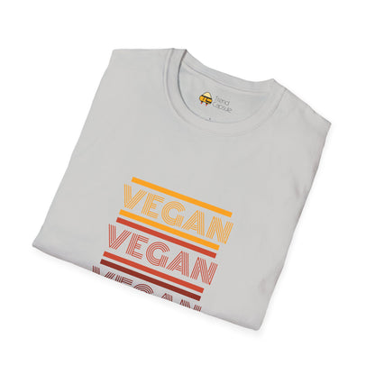 Retro Vegan Eco-Friendly Softstyle T-Shirt