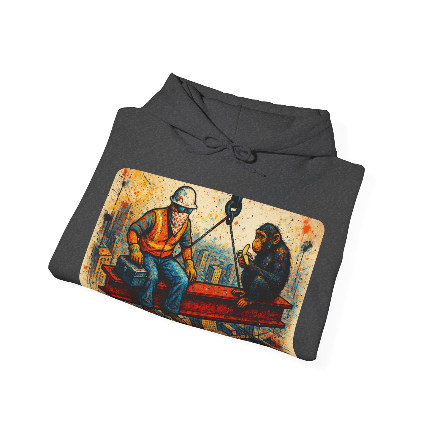 Urban Jungle Graffiti Heavy Hoodie