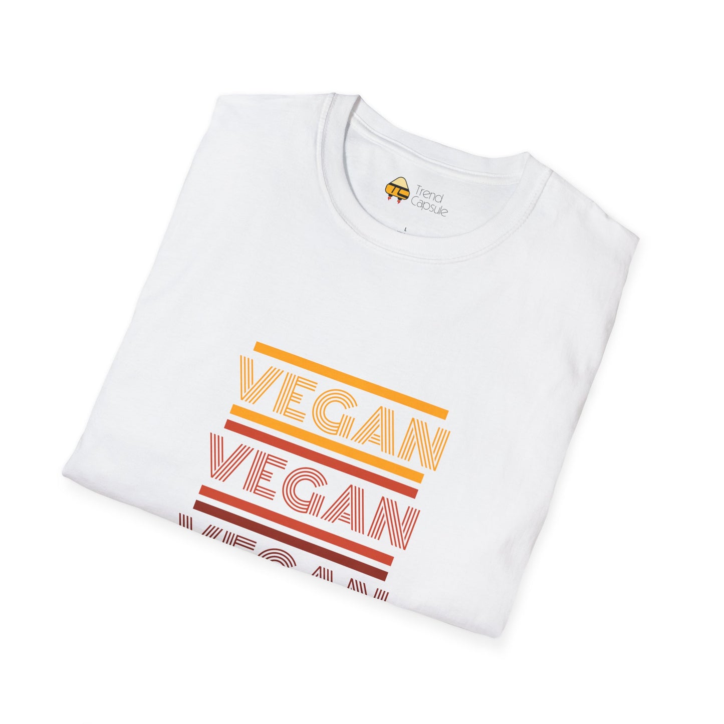 Retro Vegan Eco-Friendly Softstyle T-Shirt