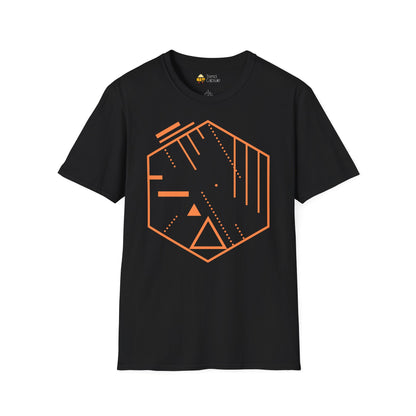 Trendy Geometric Softstyle T-Shirt