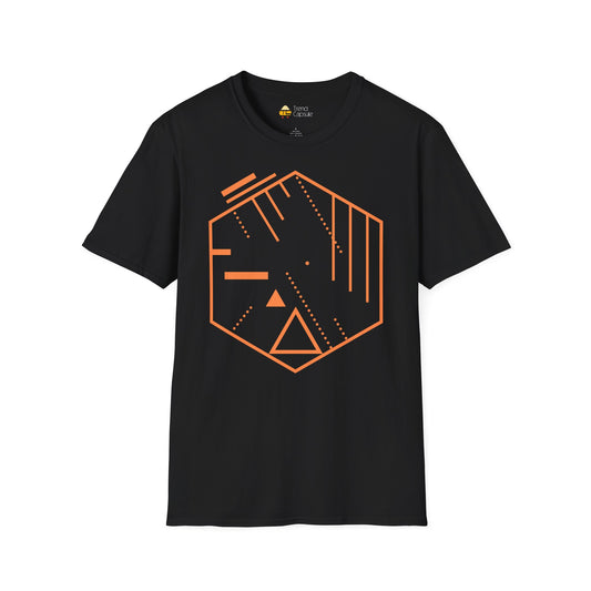 Trendy Geometric Softstyle T-Shirt