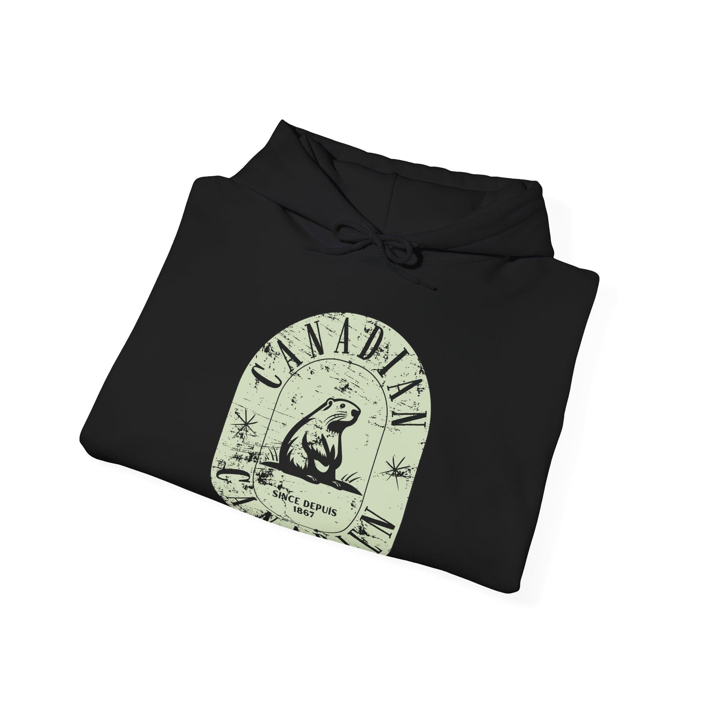 Vintage Canadian Beaver Heritage Hoodie