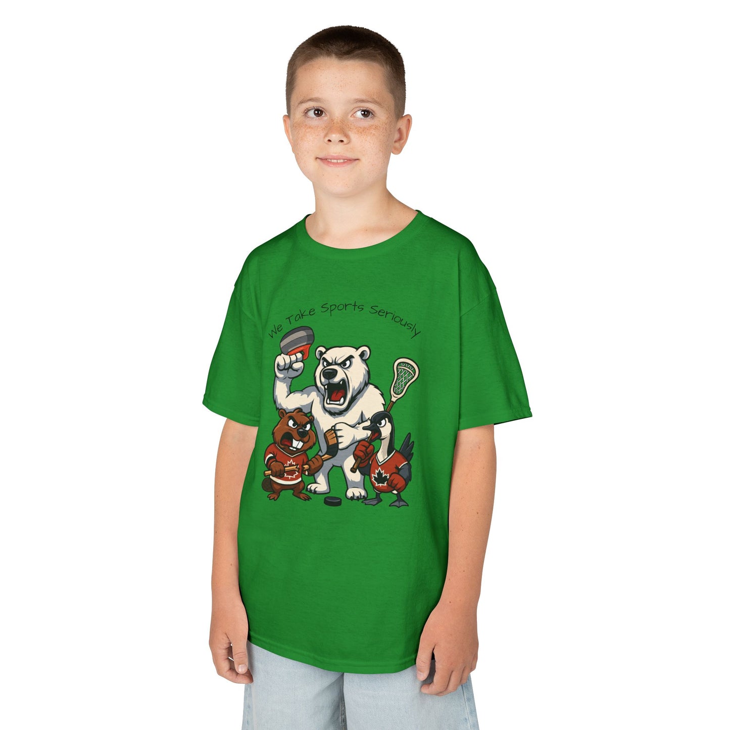 Youth's Sporty Canadian Animal T-Shirt