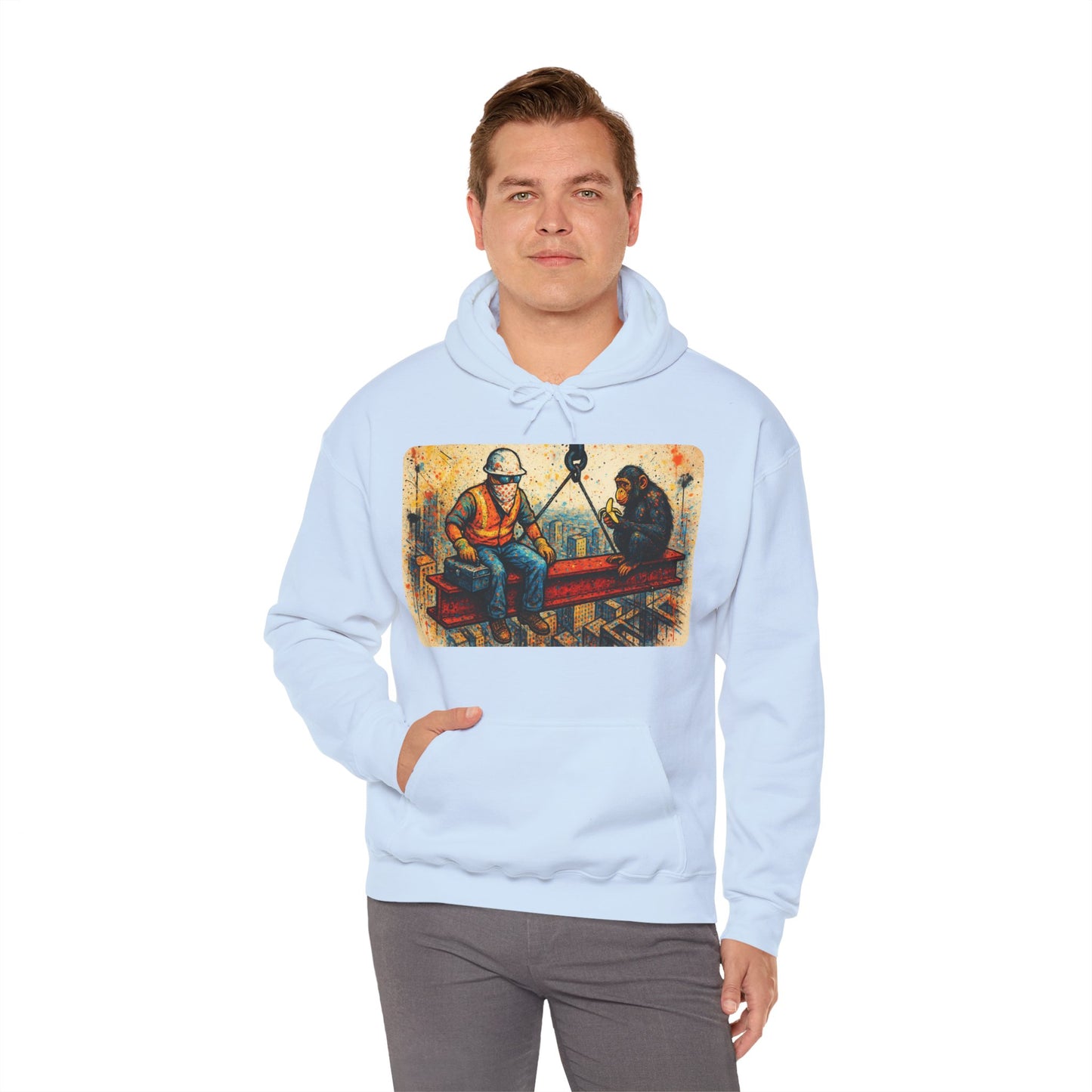 Urban Jungle Graffiti Heavy Hoodie