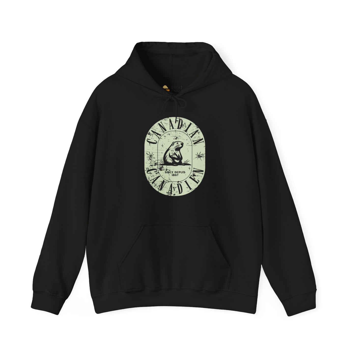 Vintage Canadian Beaver Heritage Hoodie