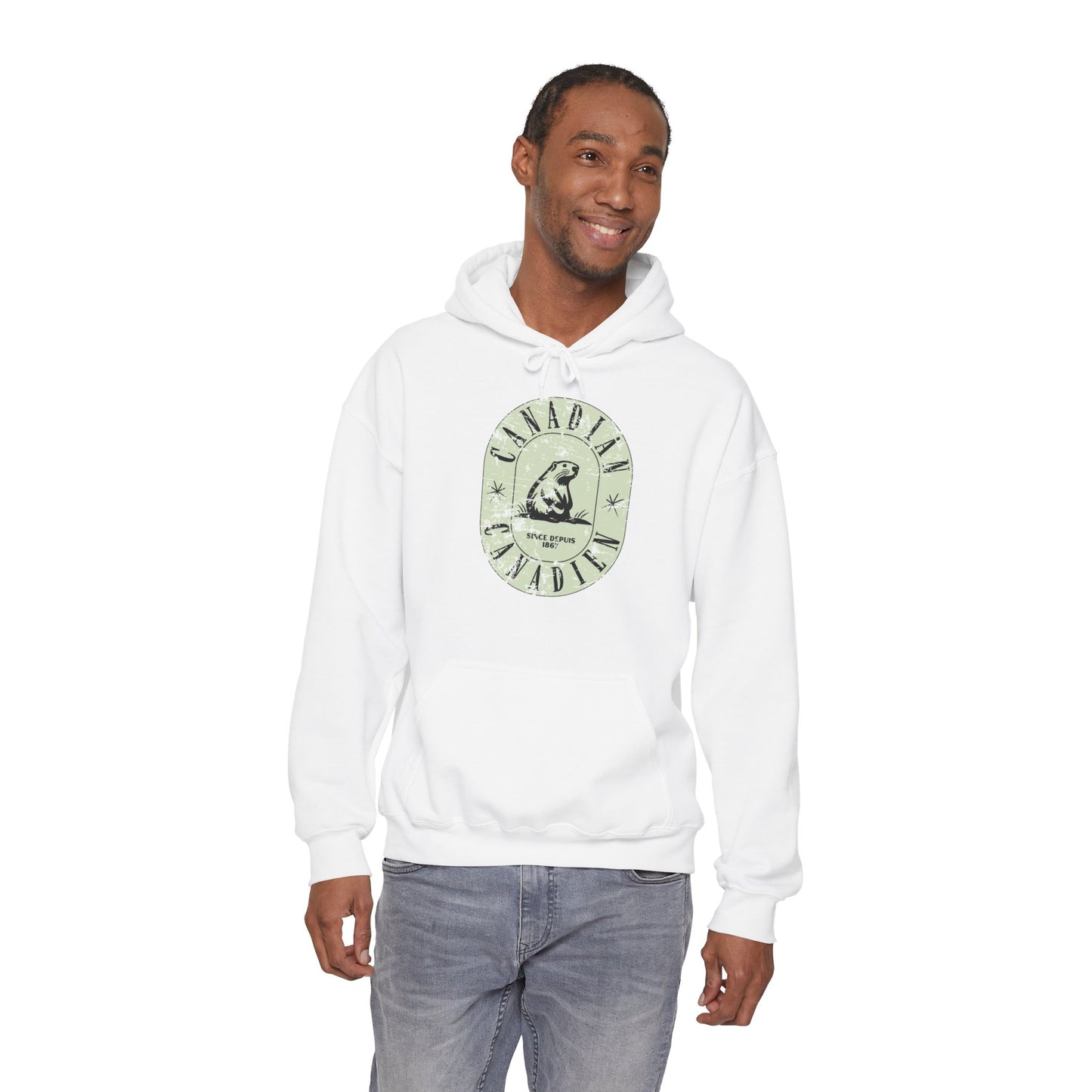 Vintage Canadian Beaver Heritage Hoodie