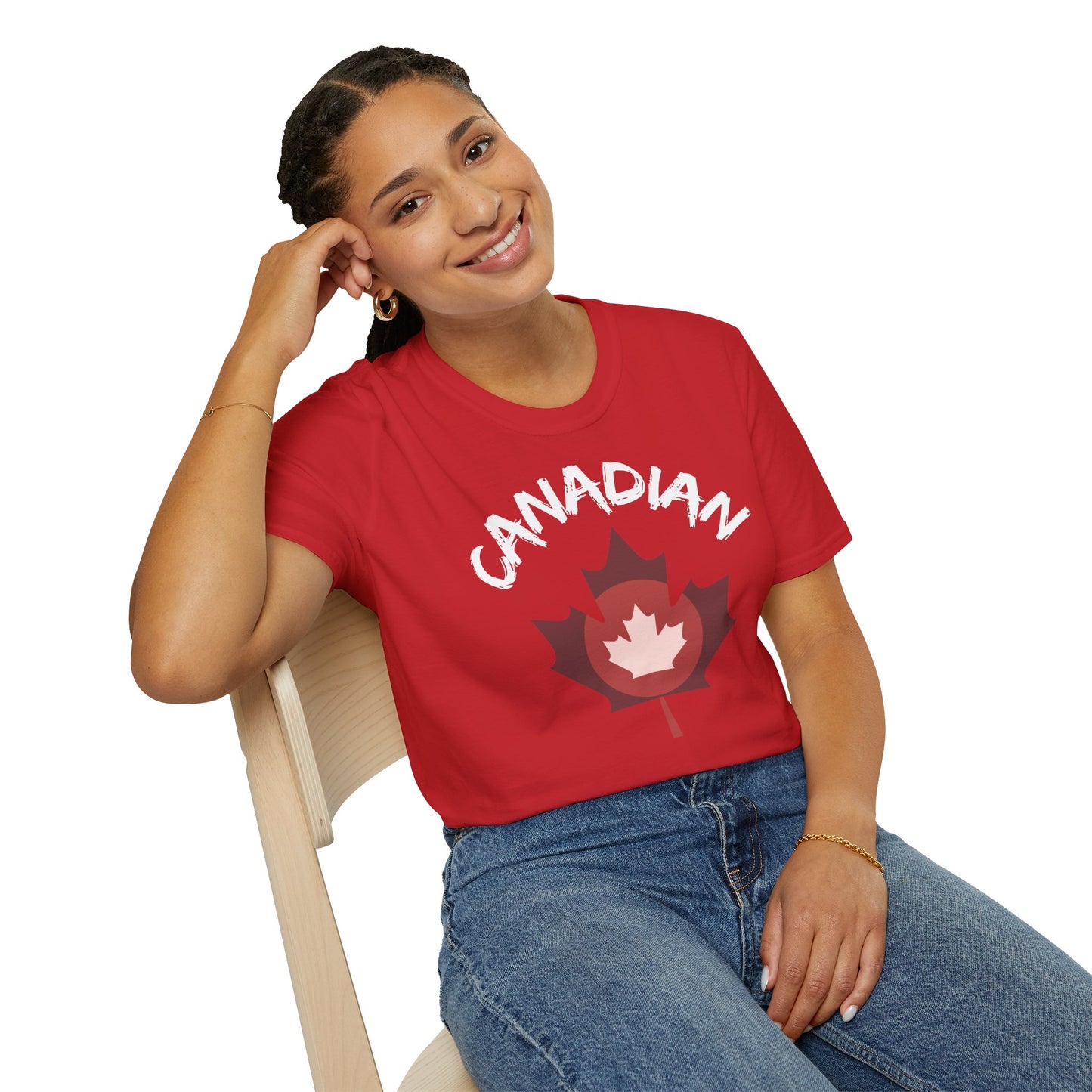 Canadian Maple Leaf Softstyle T-Shirt