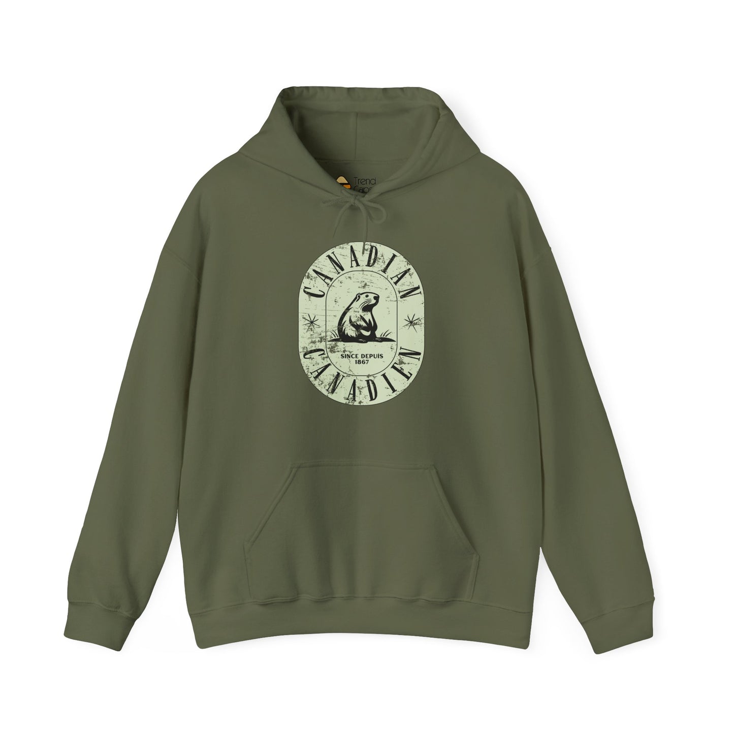 Vintage Canadian Beaver Heritage Hoodie
