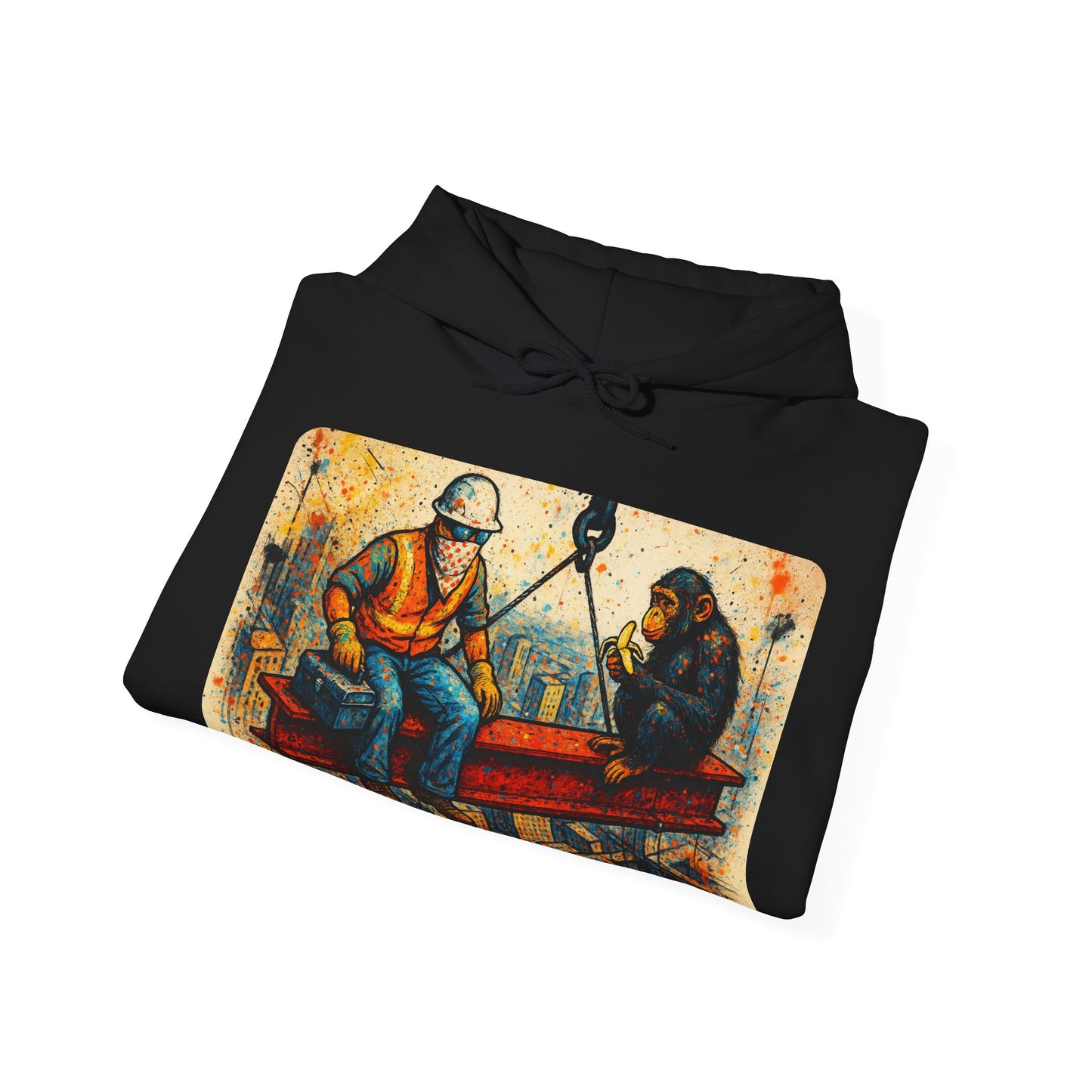 Urban Jungle Graffiti Heavy Hoodie