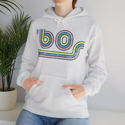 60s Distressed Retro Vibes Unisex Hoodie