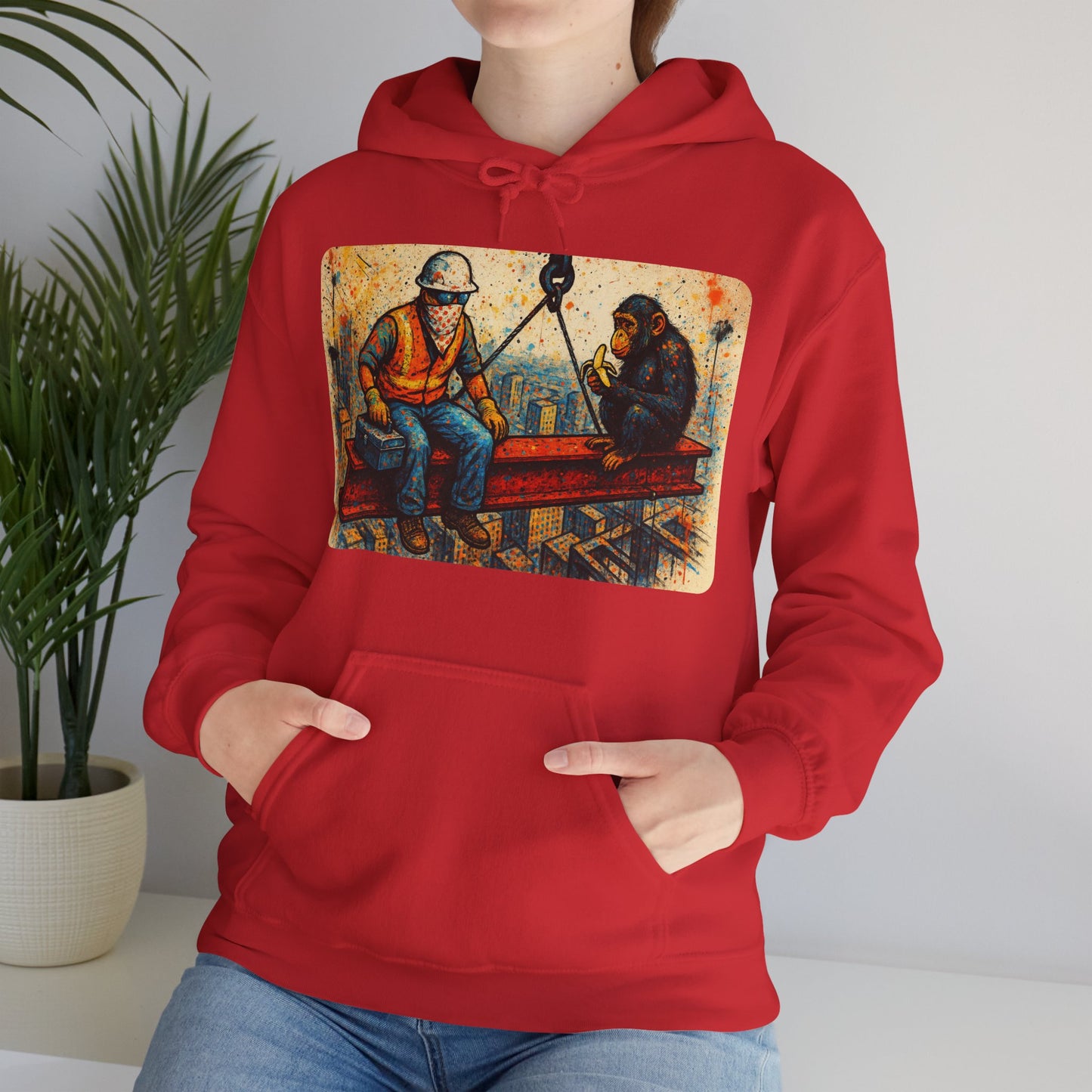 Urban Jungle Graffiti Heavy Hoodie