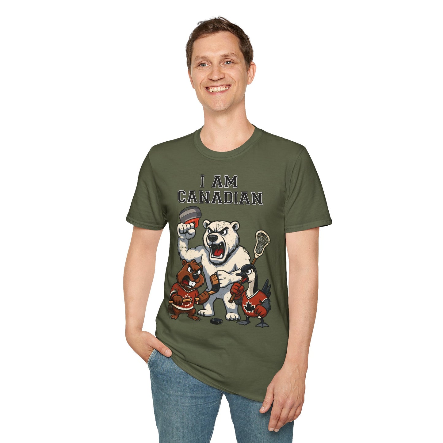 Vintage Canadian Animal Sports T-Shirt