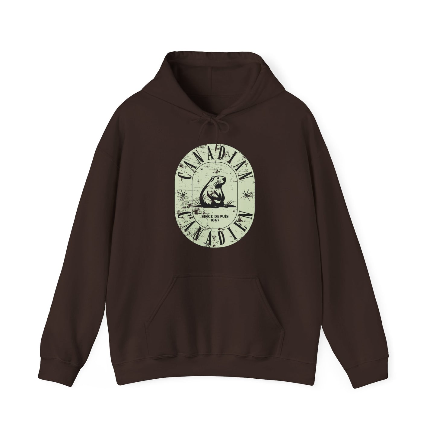 Vintage Canadian Beaver Heritage Hoodie