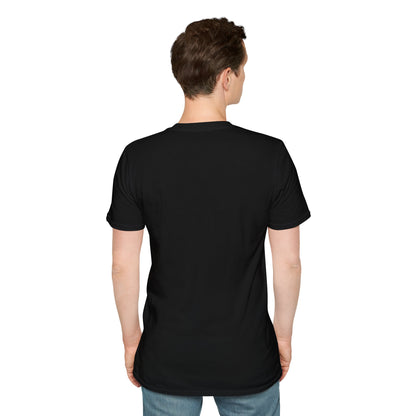 Abstract Monochrome Gradient Stripe T-Shirt