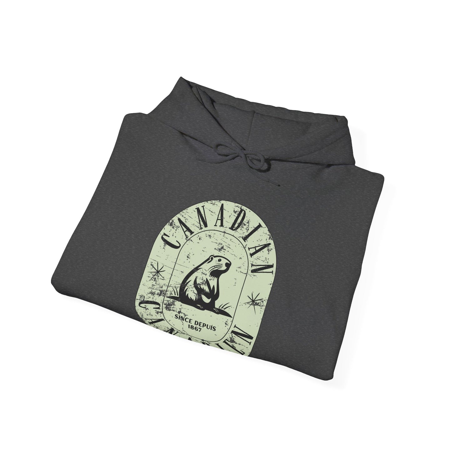Vintage Canadian Beaver Heritage Hoodie