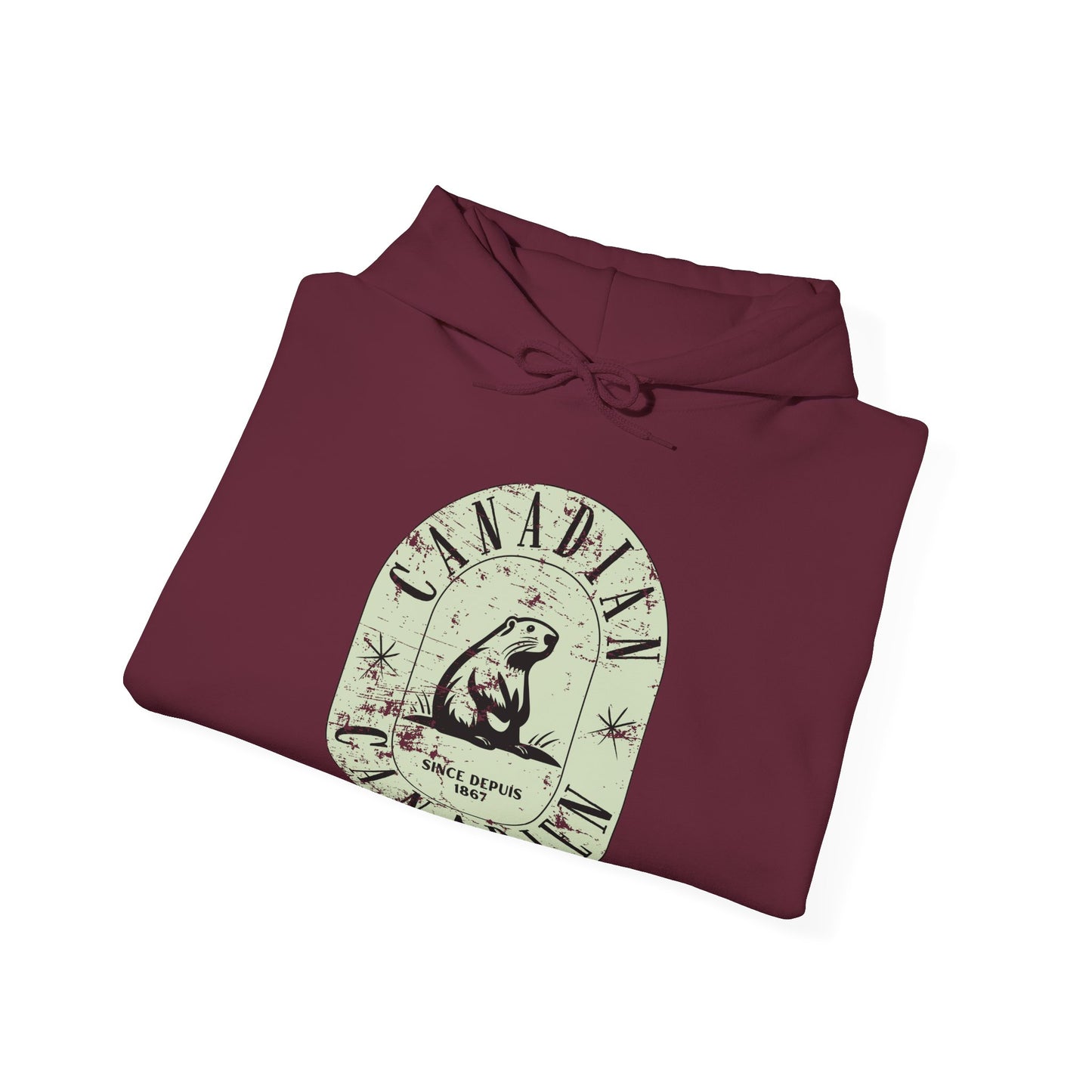 Vintage Canadian Beaver Heritage Hoodie