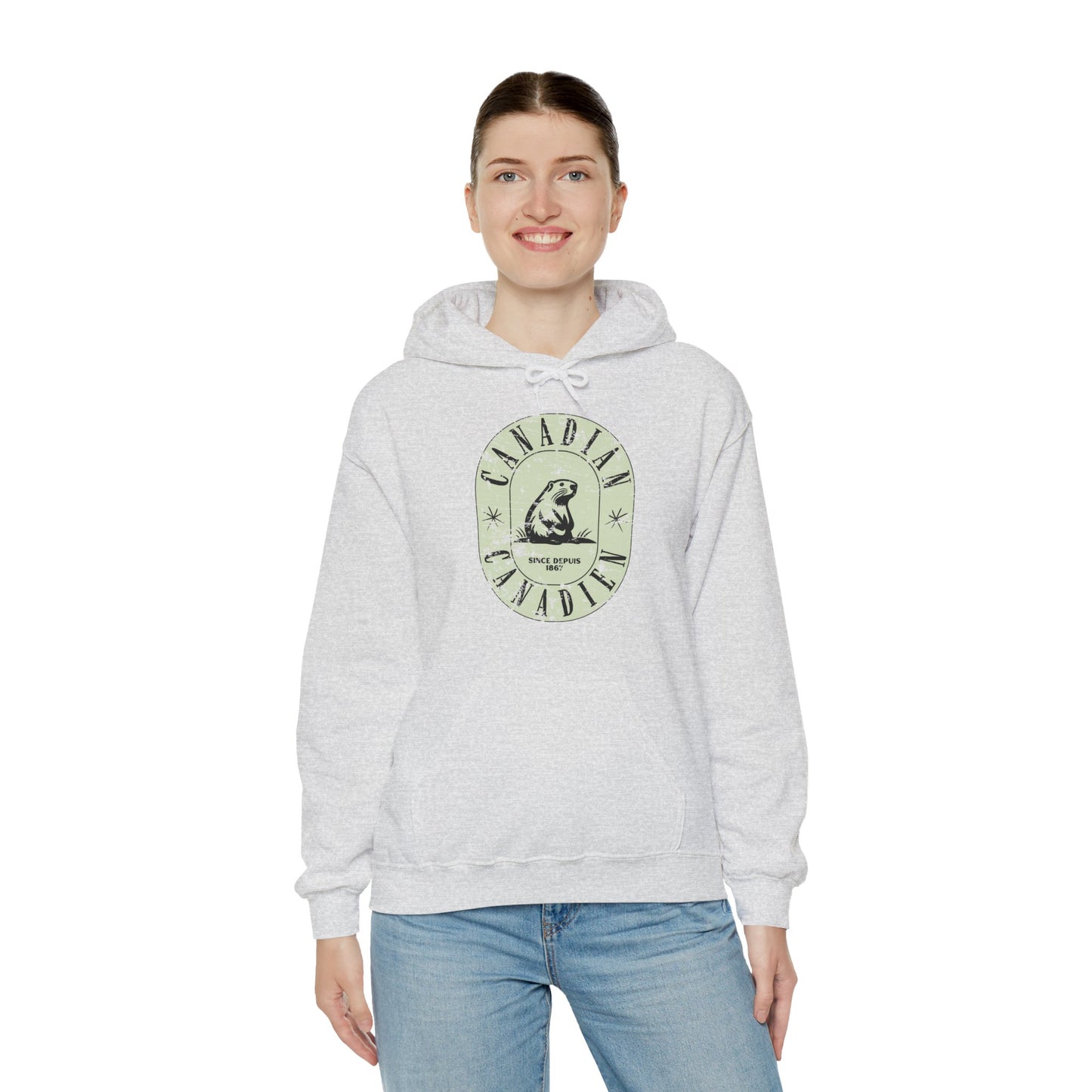 Vintage Canadian Beaver Heritage Hoodie