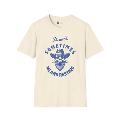 "Growth Sometimes Means Resting" Softstyle T-Shirt